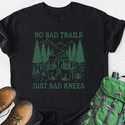 No Bad Trails Lightweight T-Shirt Gift For Hiker