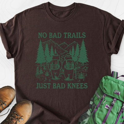 No Bad Trails Lightweight T-Shirt Gift For Hiker