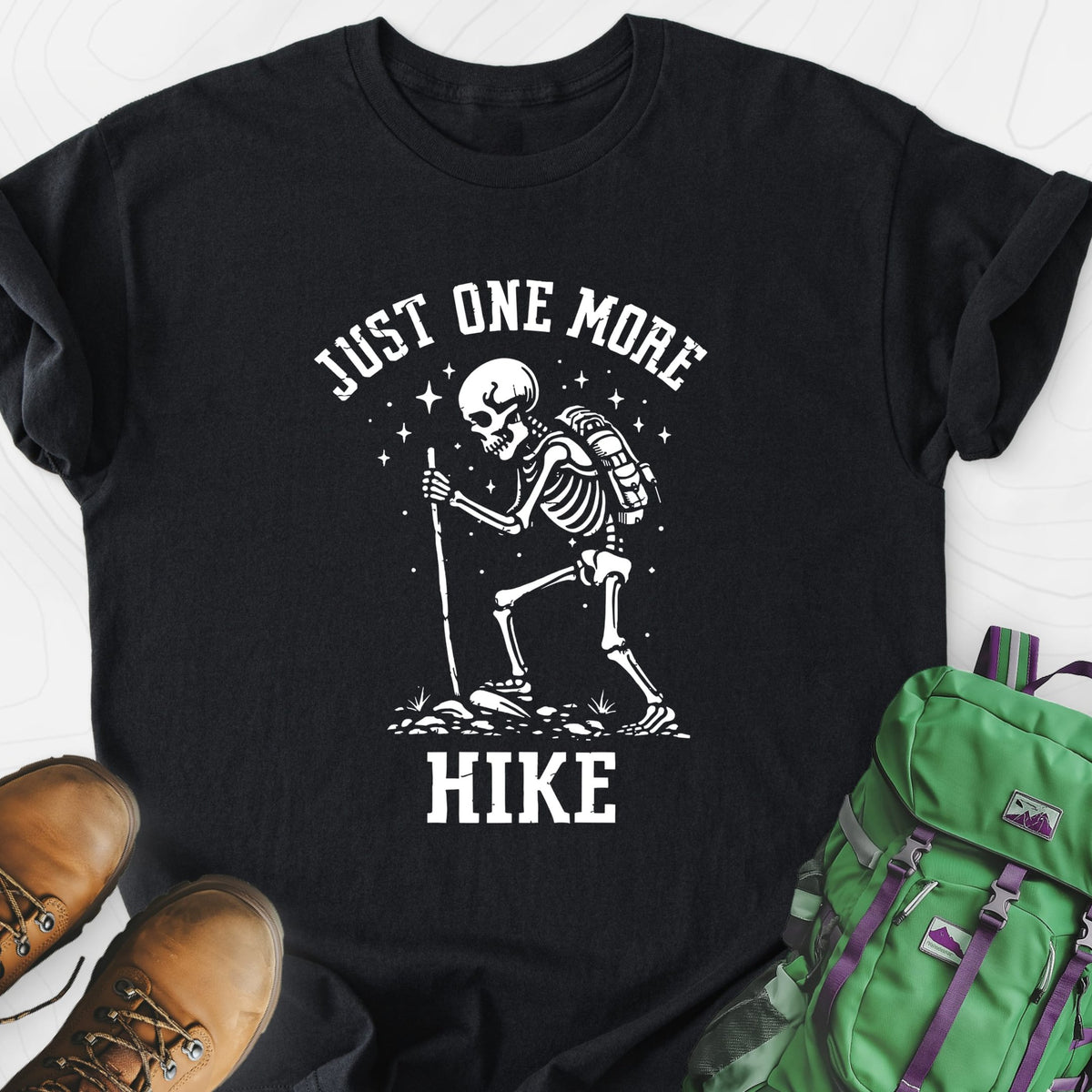 One More Hike Lightweight T-Shirt Gift For Hiker