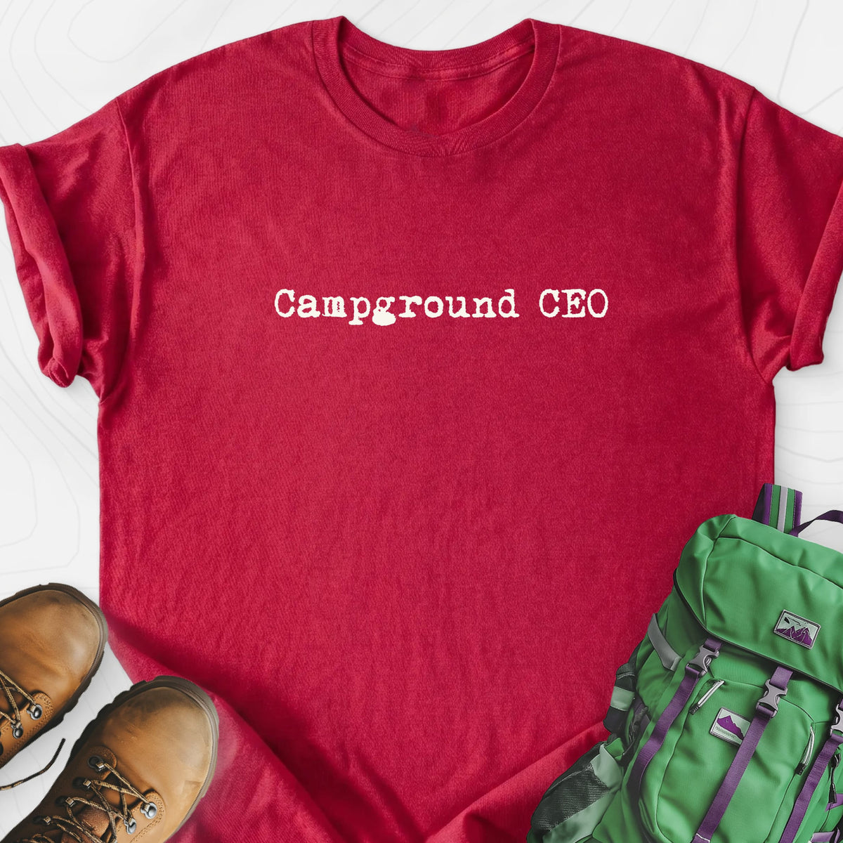 Campground CEO Lightweight T-Shirt Gift For Hiker