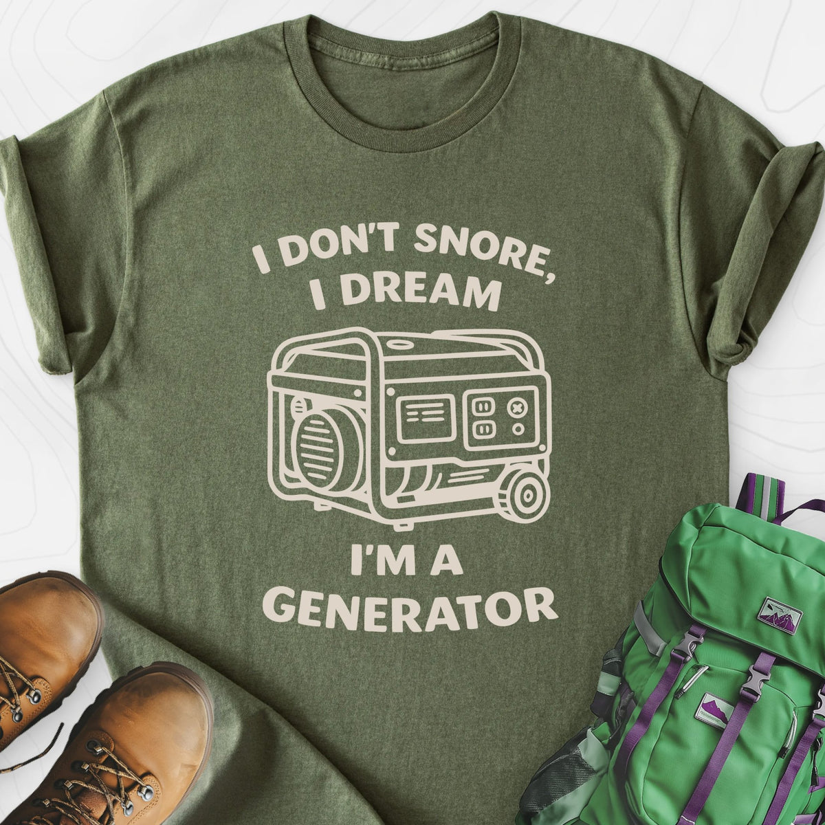Generator Dreams Lightweight T-Shirt Gift For Hiker