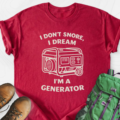 Generator Dreams Lightweight T-Shirt Gift For Hiker