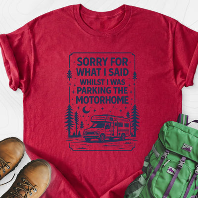 Parking the Motorhome Lightweight T-Shirt Gift For Hiker