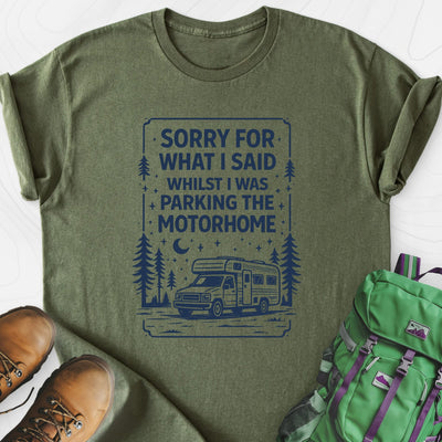 Parking the Motorhome Lightweight T-Shirt Gift For Hiker
