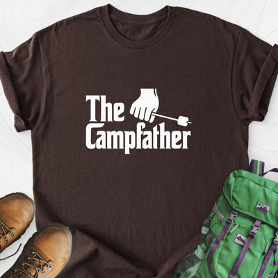 The Campfather Lightweight T-Shirt Gift For Hiker