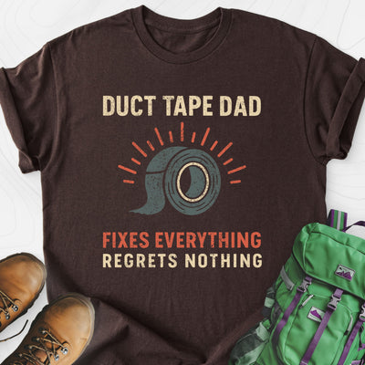 Duct Tape Dad Lightweight T-Shirt Gift For Hiker