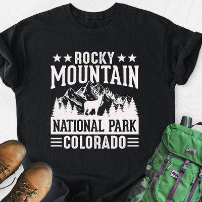 Rocky Mountain Lightweight T-Shirt Gift For Hiker