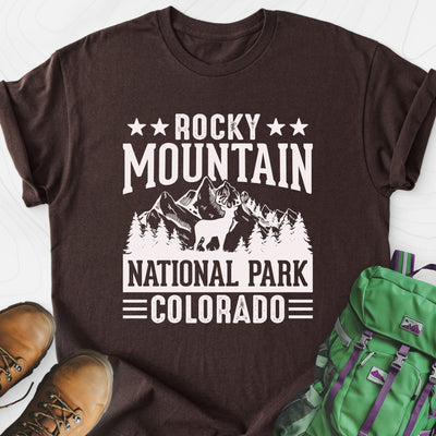 Rocky Mountain Lightweight T-Shirt Gift For Hiker