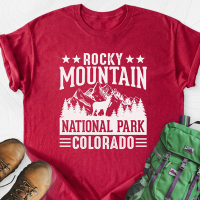 Rocky Mountain Lightweight T-Shirt Gift For Hiker