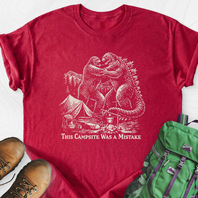 This Campsite Was a Mistake Lightweight T-Shirt Gift For Hiker