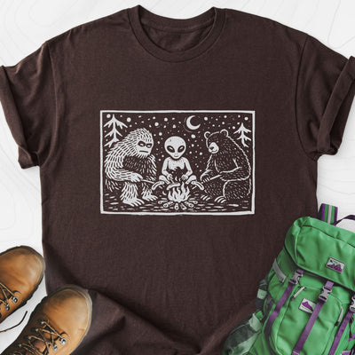 Campfire Legends Lightweight T-Shirt Gift For Hiker