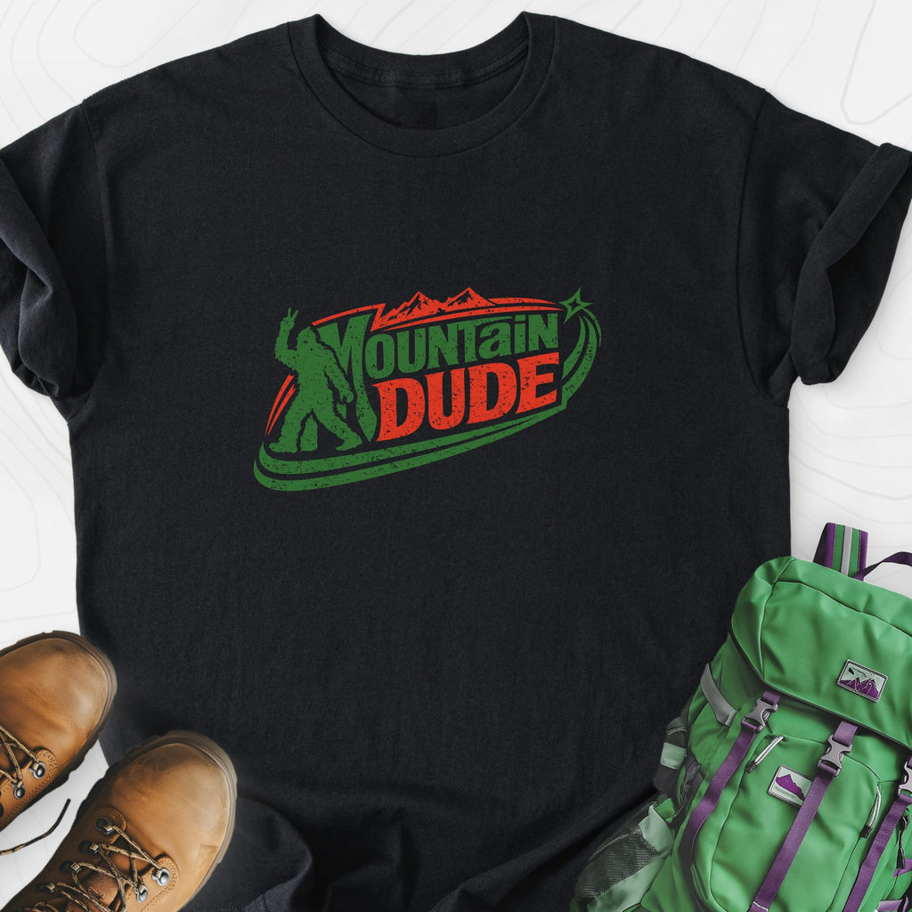 Mountain Dude Lightweight T-Shirt Gift For Hiker