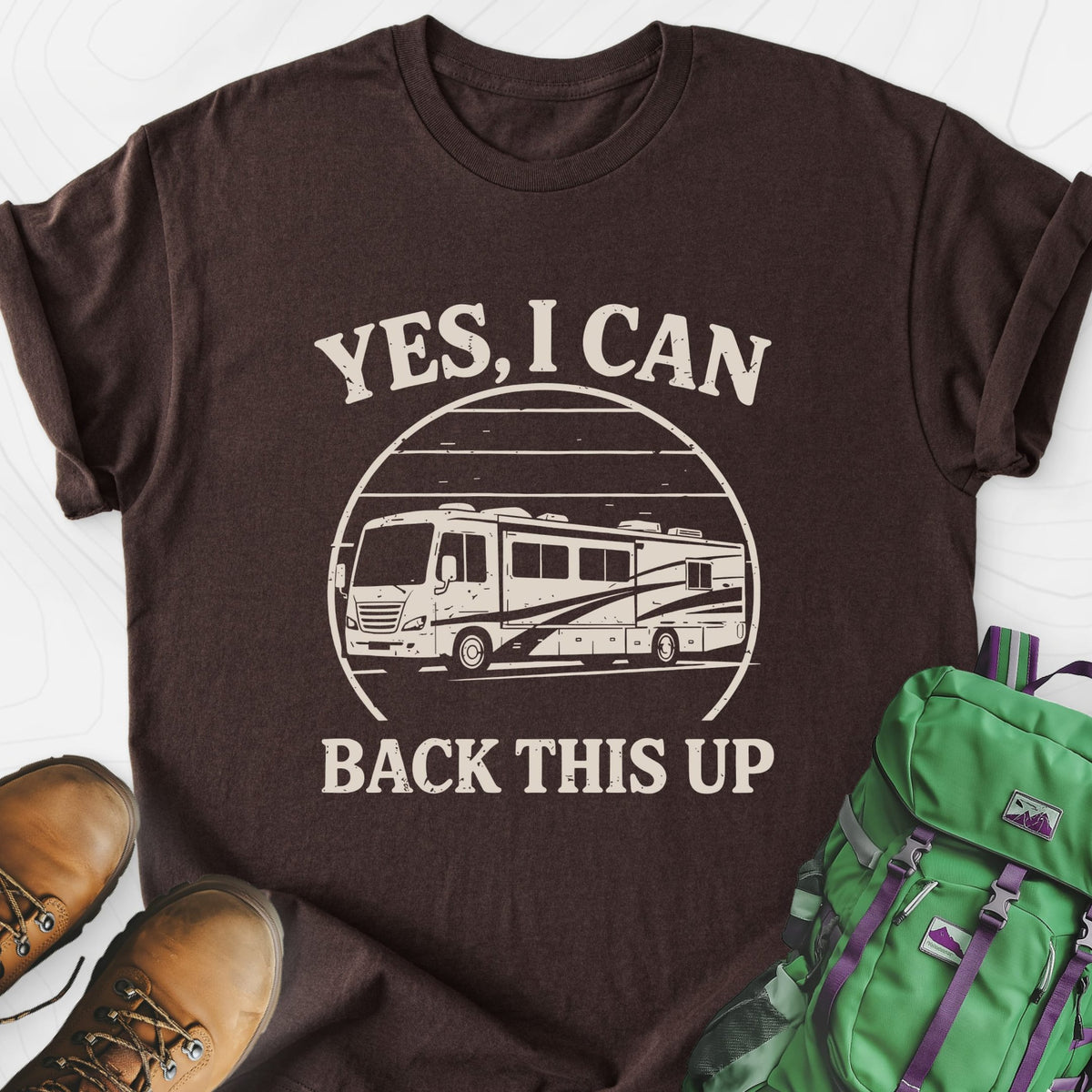 I Can Back This Up Lightweight T-Shirt Gift For Hiker
