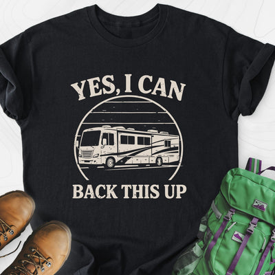 I Can Back This Up Lightweight T-Shirt Gift For Hiker