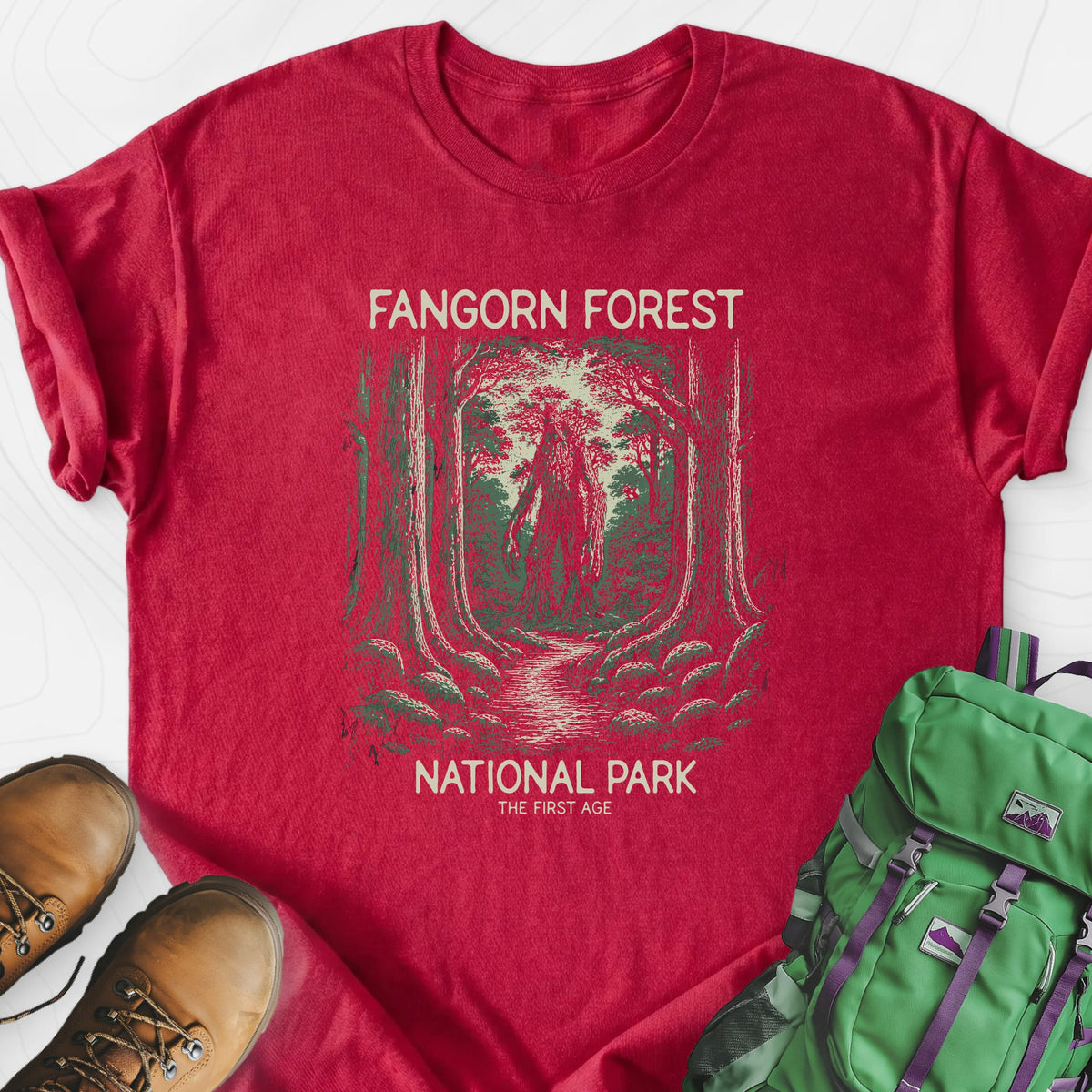 Fangorn Forest Lightweight T-Shirt Gift For Hiker