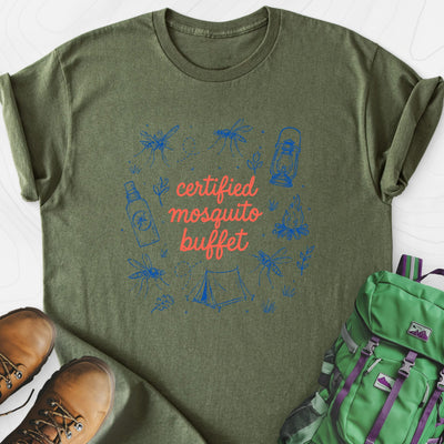 Mosquito Buffet Lightweight T-Shirt Gift For Hiker