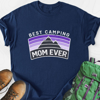 Best Camping Mom Lightweight T-Shirt Gift For Hiker