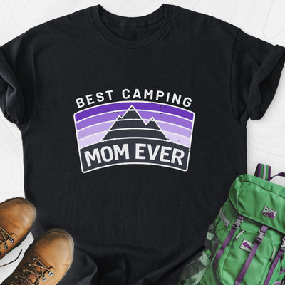 Best Camping Mom Lightweight T-Shirt Gift For Hiker