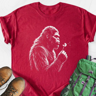 Bigfoot Wish Lightweight T-Shirt Gift For Hiker