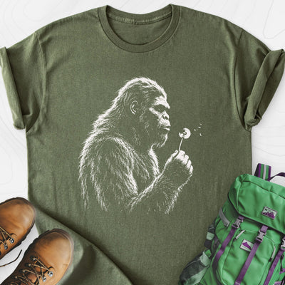 Bigfoot Wish Lightweight T-Shirt Gift For Hiker