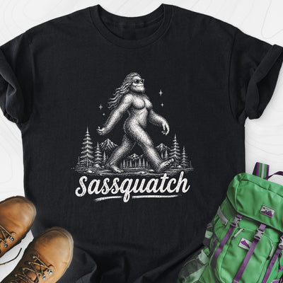 Sassquatch Lightweight T-Shirt Gift For Hiker