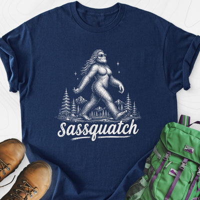 Sassquatch Lightweight T-Shirt Gift For Hiker