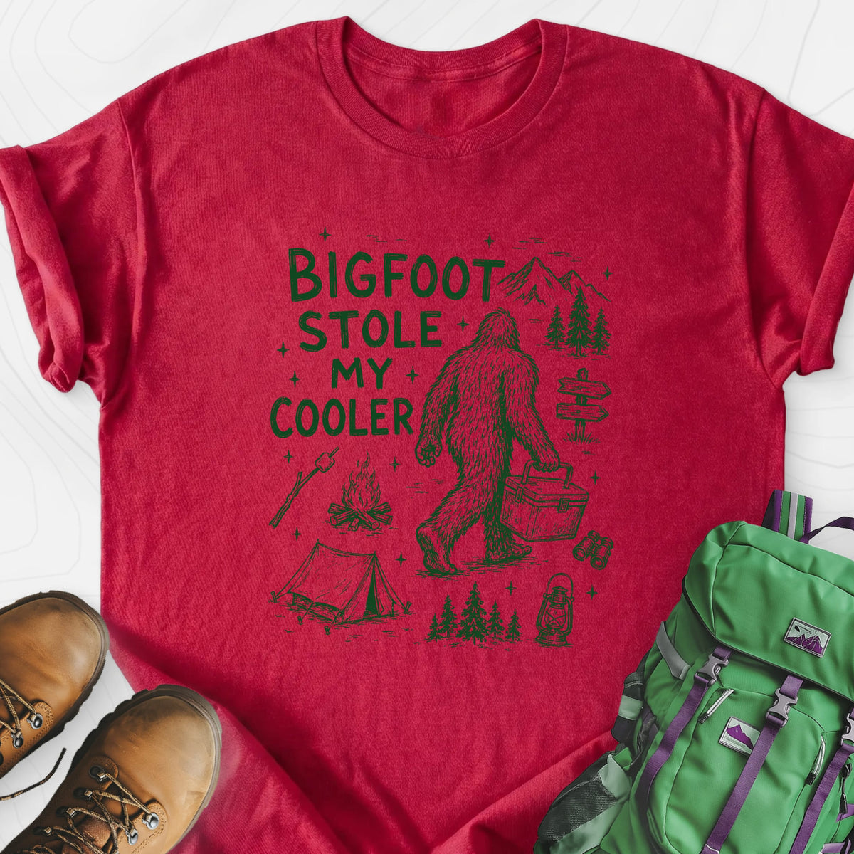 Cooler Thief Lightweight T-Shirt Gift For Hiker