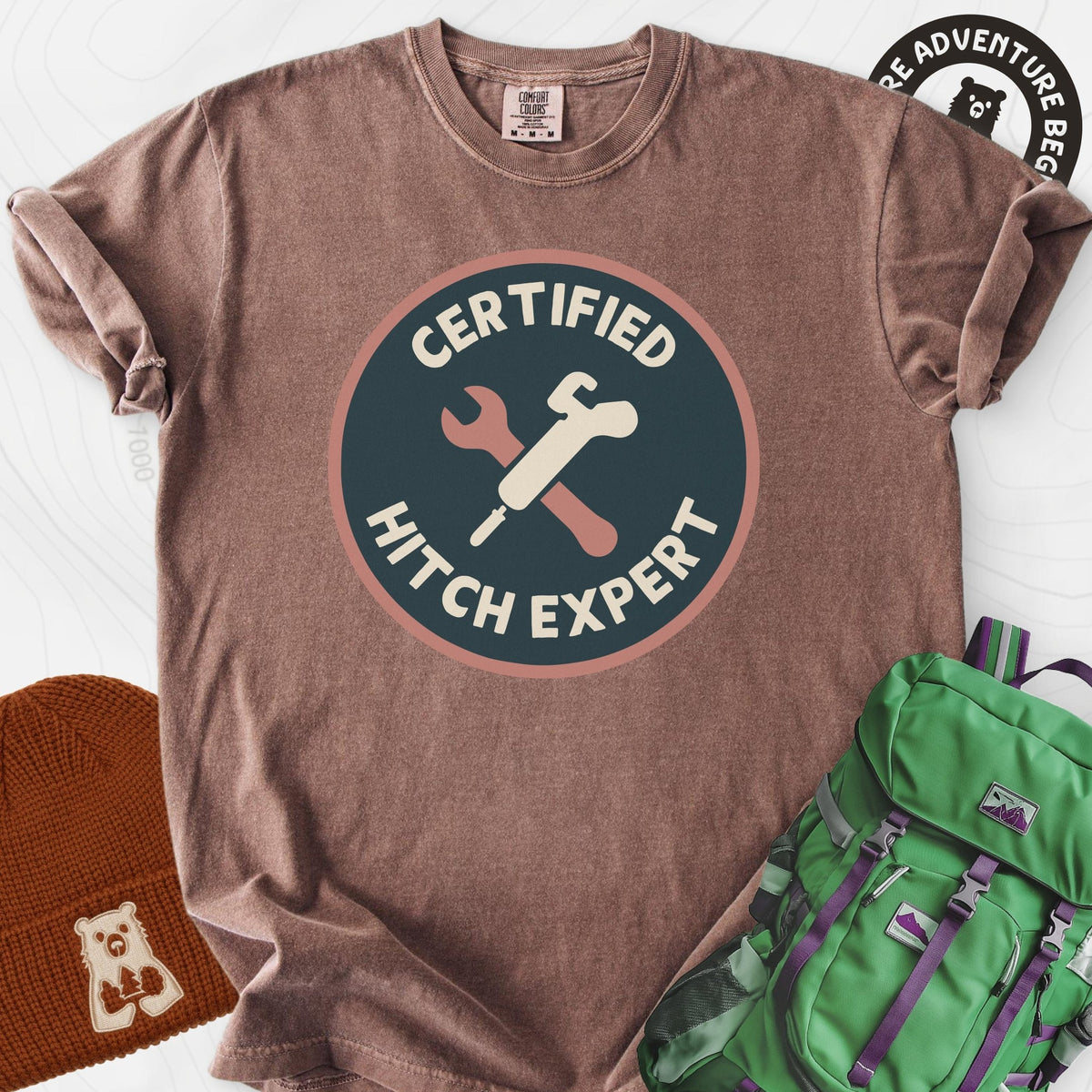 Hitch Expert T-Shirt Gift For Hiker
