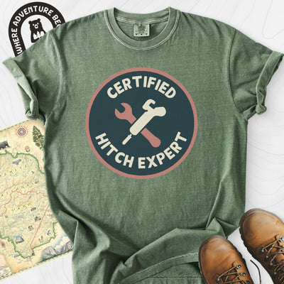 Hitch Expert T-Shirt Gift For Hiker