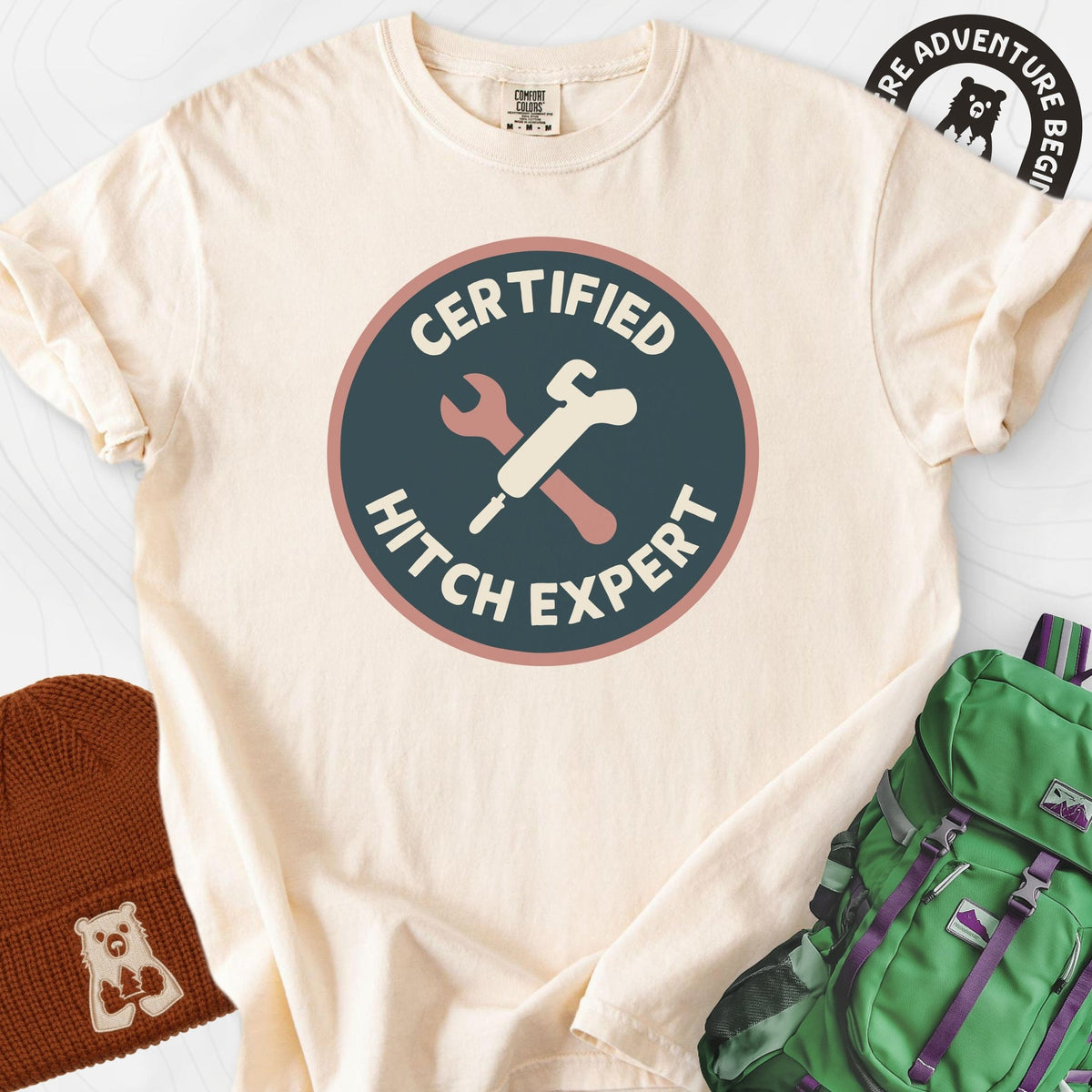 Hitch Expert T-Shirt Gift For Hiker