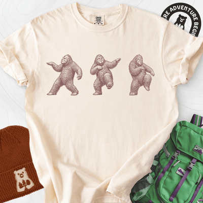 Bigfoot Dance T-Shirt Gift For Hiker