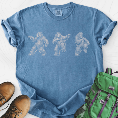 Bigfoot Dance T-Shirt Gift For Hiker