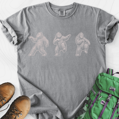 Bigfoot Dance T-Shirt Gift For Hiker