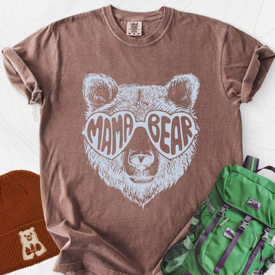 Mama Bear T-Shirt Gift For Hiker