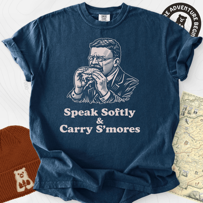 Roosevelt S’mores T-Shirt Gift For Hiker