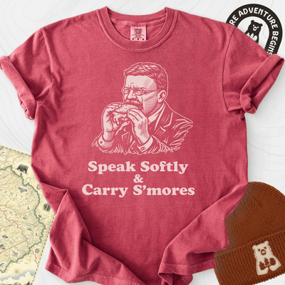 Roosevelt S’mores T-Shirt Gift For Hiker
