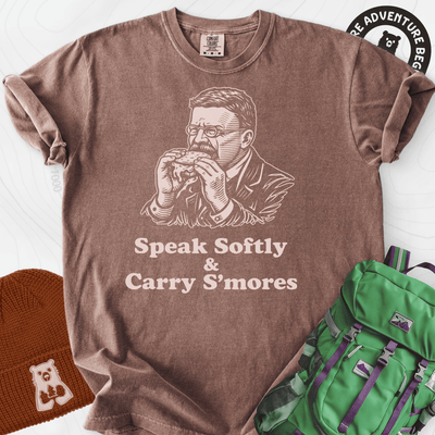 Roosevelt S’mores T-Shirt Gift For Hiker