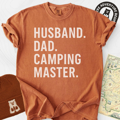Camping Master T-Shirt Gift For Hiker