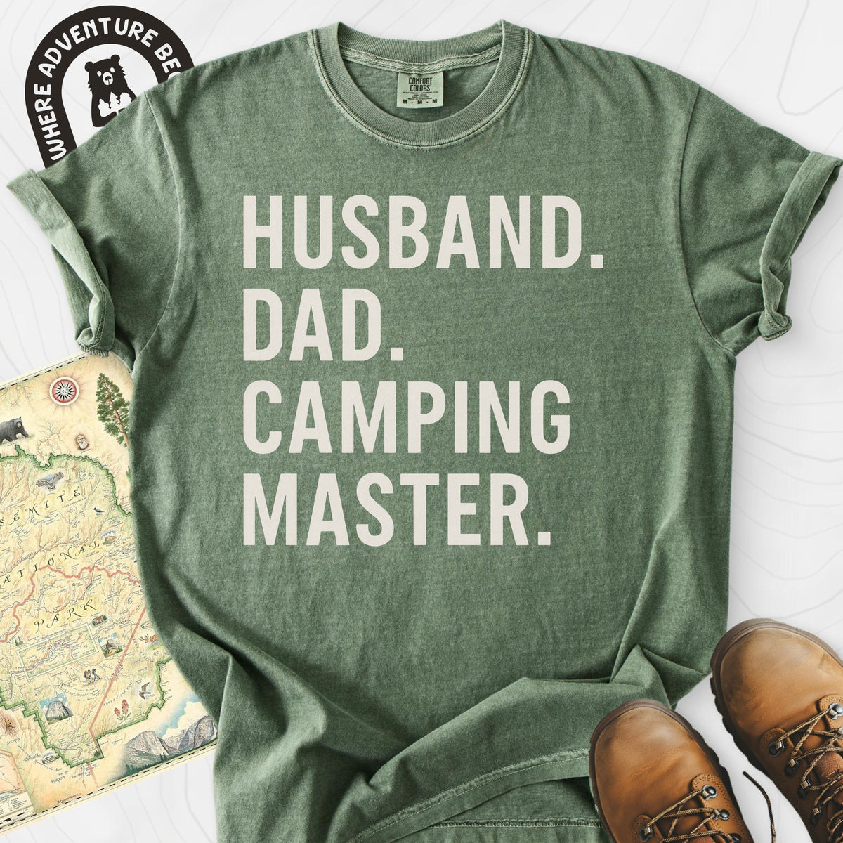 Camping Master T-Shirt Gift For Hiker