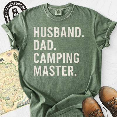 Camping Master T-Shirt Gift For Hiker