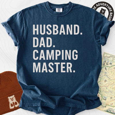 Camping Master T-Shirt Gift For Hiker