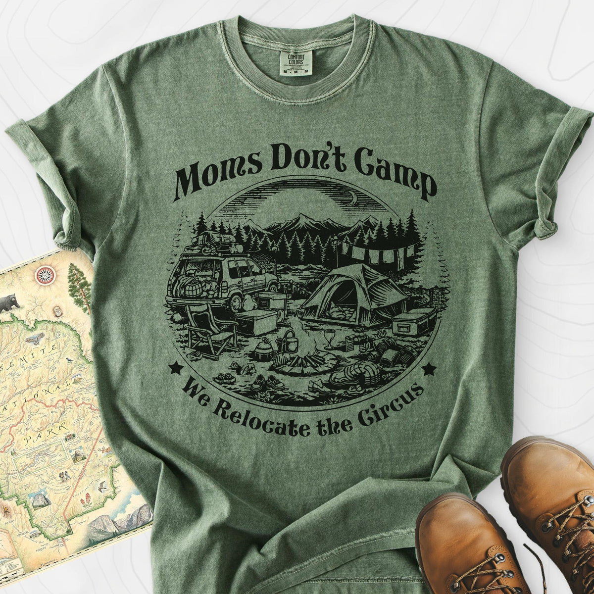 Relocate the Circus T-Shirt Gift For Hiker