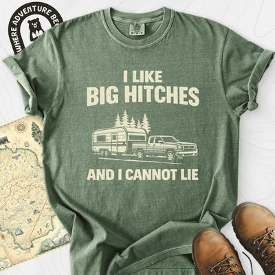 Big Hitches T-Shirt Gift For Hiker