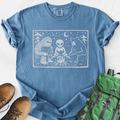 Campfire Legends T-Shirt Gift For Hiker