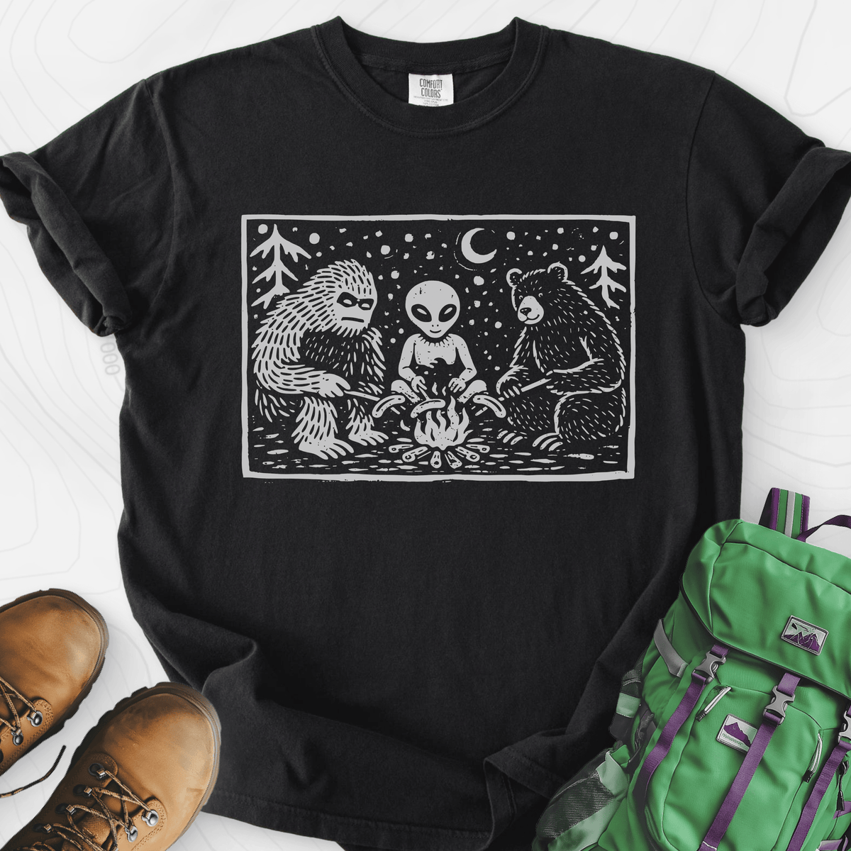 Campfire Legends T-Shirt Gift For Hiker