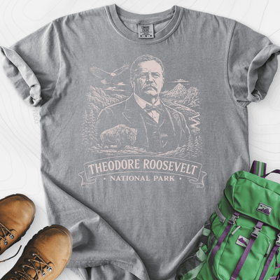 Roosevelt Mountain Badge T-Shirt Gift For Hiker