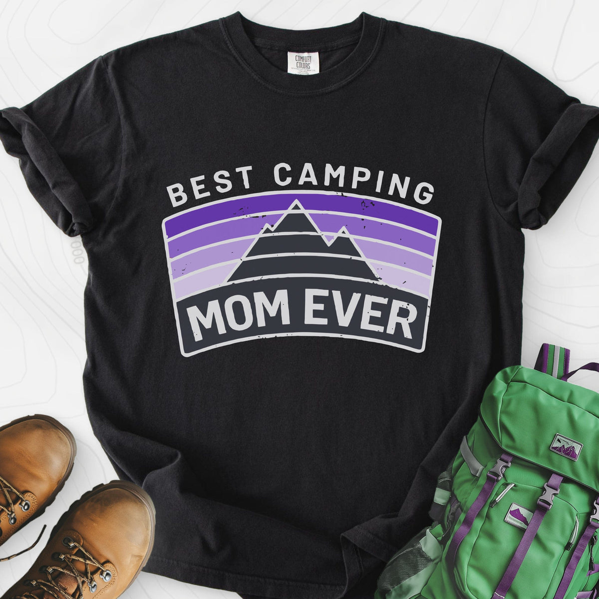Best Camping Mom T-Shirt Gift For Hiker