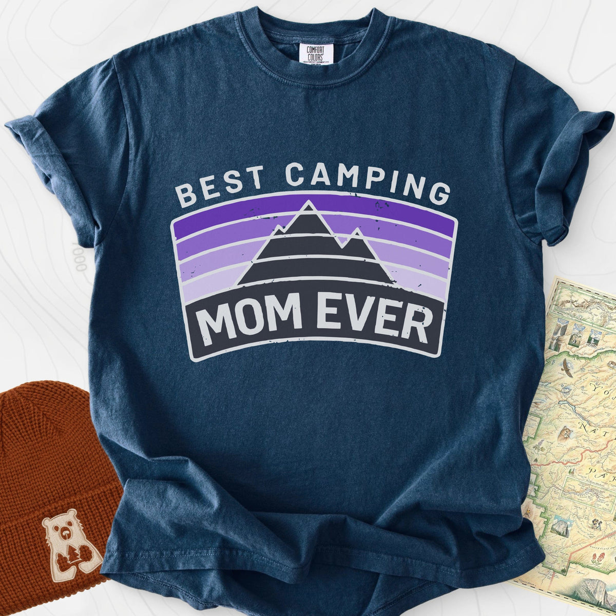 Best Camping Mom T-Shirt Gift For Hiker