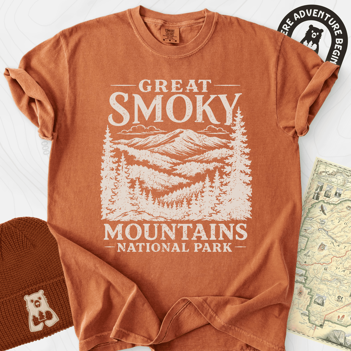 Great Smoky Mountains T-Shirt Gift For Hiker