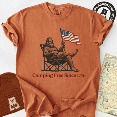 Camping Free T-Shirt Gift For Hiker
